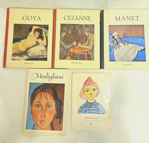 Vintage lot art books - vintage,